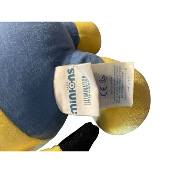 Build A Bear Multicolor Minion Bob Despicable Me Plush Stuffed Toy - Picture 8 of 9